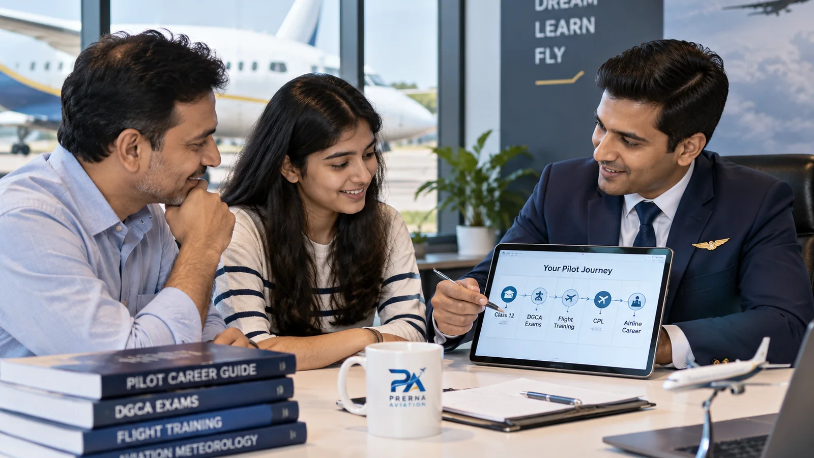 How to become a pilot in India training and career planning scene